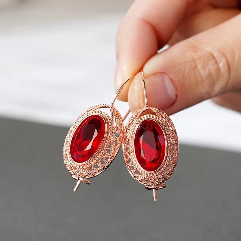 Talessia Rougefort Earrings | Rose Gold