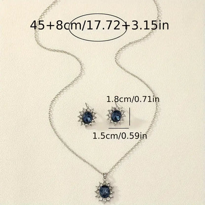 Katya Azuryn Jewelry Set | White Gold