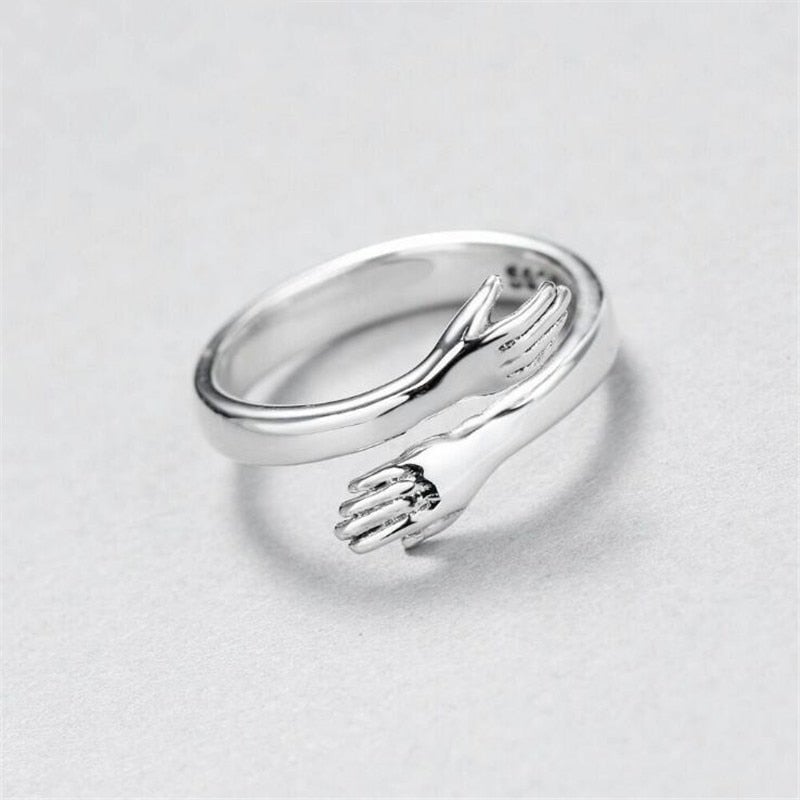 Cuddle™ | Women’s Adjustable Silver Ring