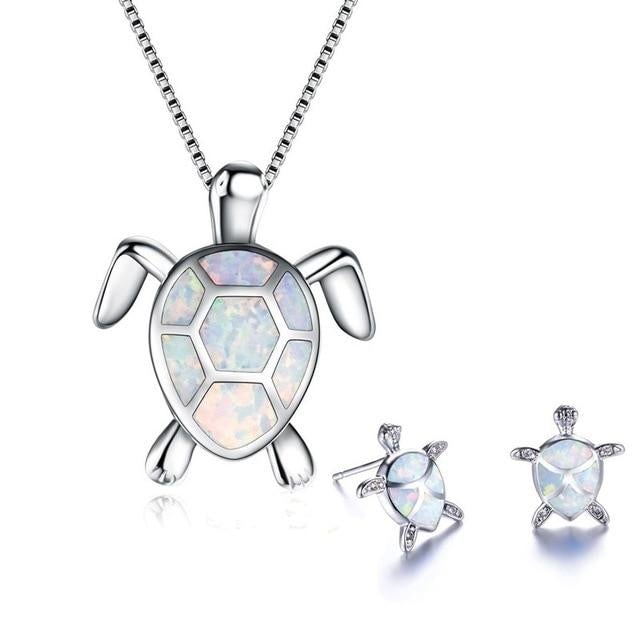 OpalWave™ | Sea Turtle Jewelry Set
